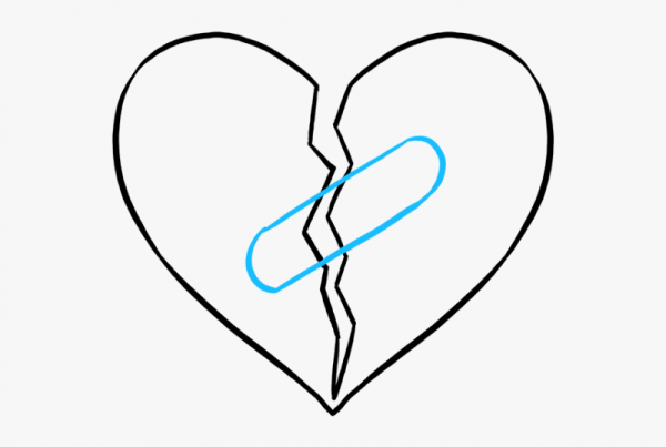 Сердце для срисовки