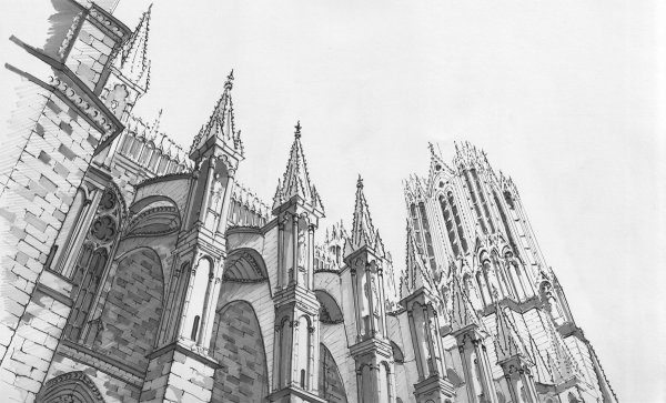 Миланский собор фасад