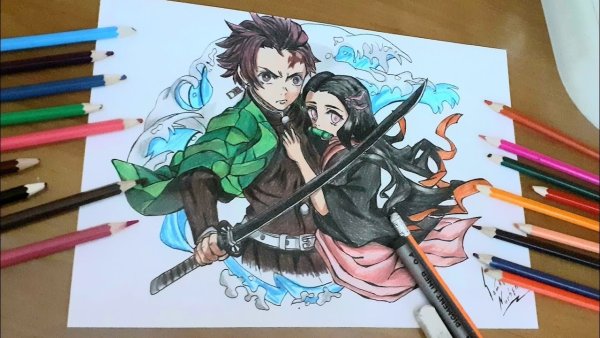 Speed drawing Танджиро