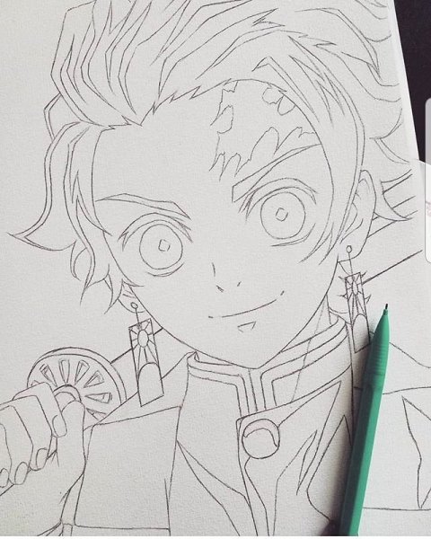 Клинок рассекающий демонов для срисовки