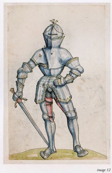 Рыцарские доспехи гравюра