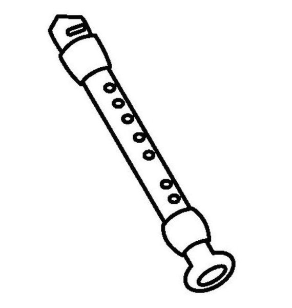 Флейта рисунок для детей