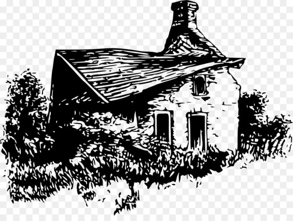 Силуэты сельских домов