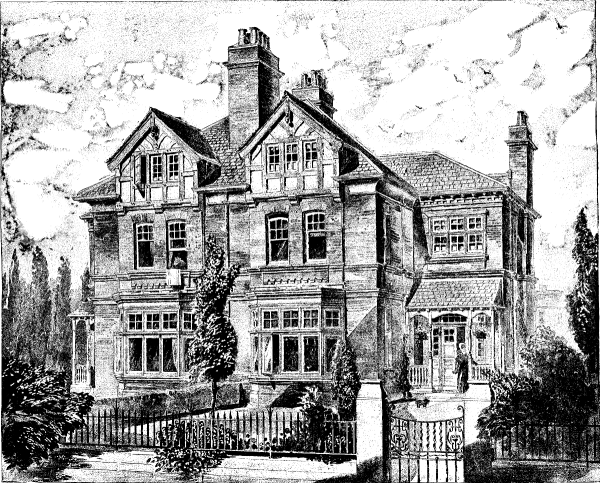 Дом гравюра