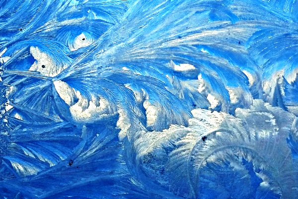 Морозные узоры красками