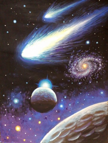Космические пейзажи художников
