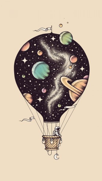 Стилизованный воздушный шар