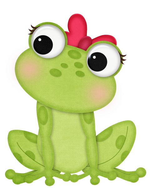 Лягушка мультяшная