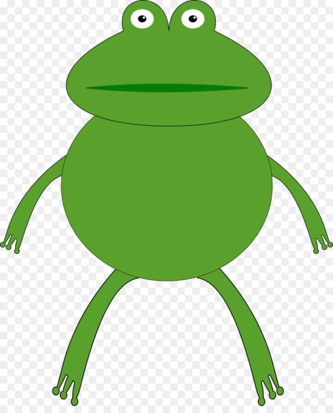 Лягушонок мультяшный