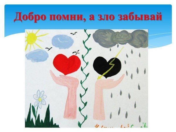 Рисунок на тему добро