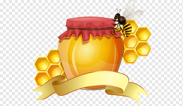 Горшок меда вектор