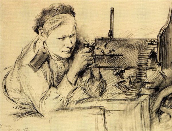 Николай Жуков художник фронтовые рисунки