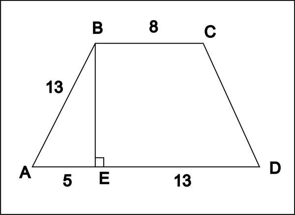 Высота равнобедренной трапеции