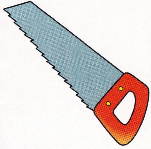 Пила рисунок для детей