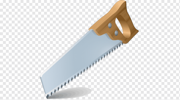 Ножовка без фона