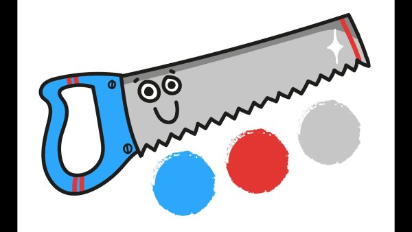 Пила мультяшная