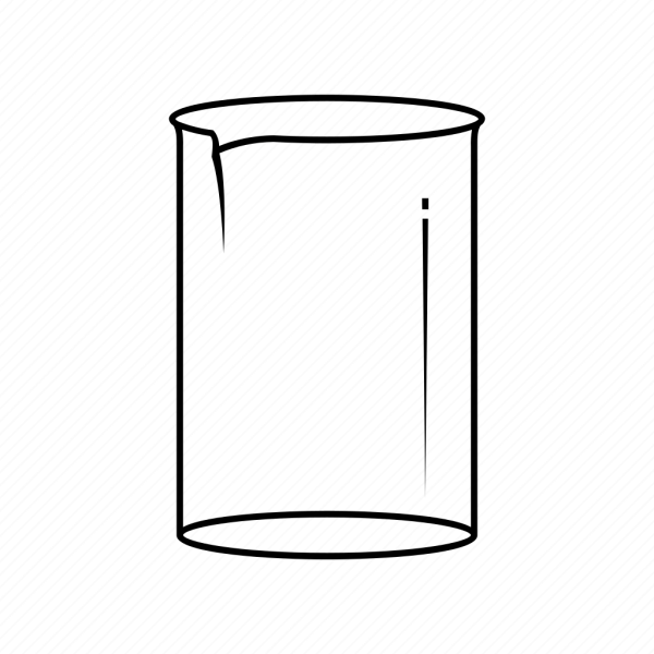 Химический стакан иллюстрации