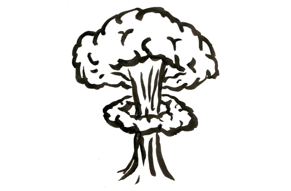 Ядерный взрыв вектор