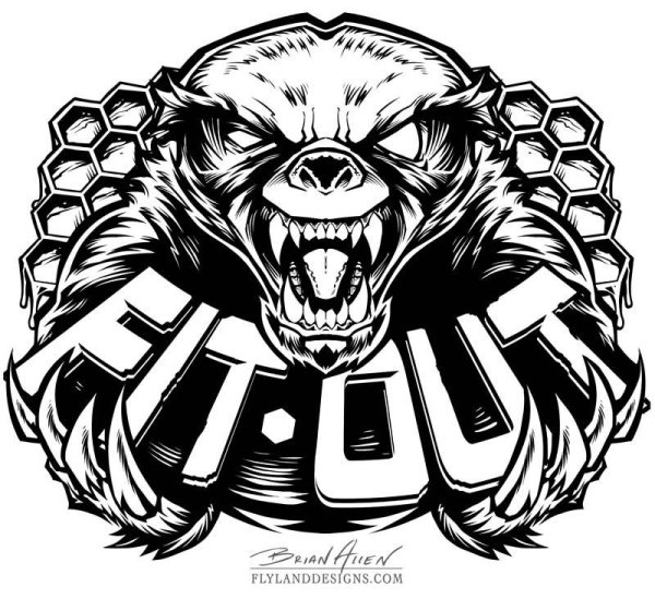 Стикеры медоед