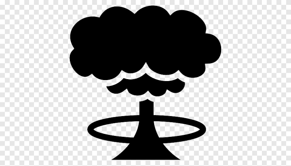 Ядерный гриб вектор