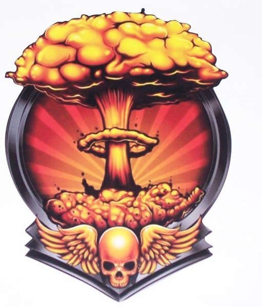 Ядерный гриб череп
