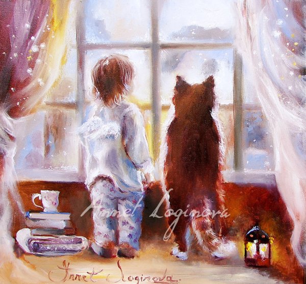 Душевное тепло в живописи