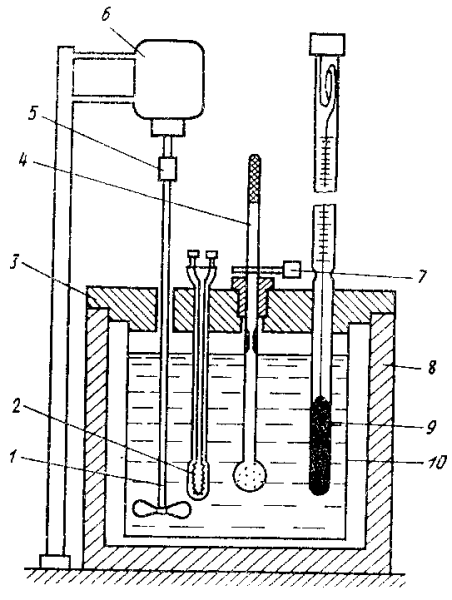 Лабораторный калориметр схема