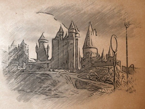 Хогвартс зарисовки