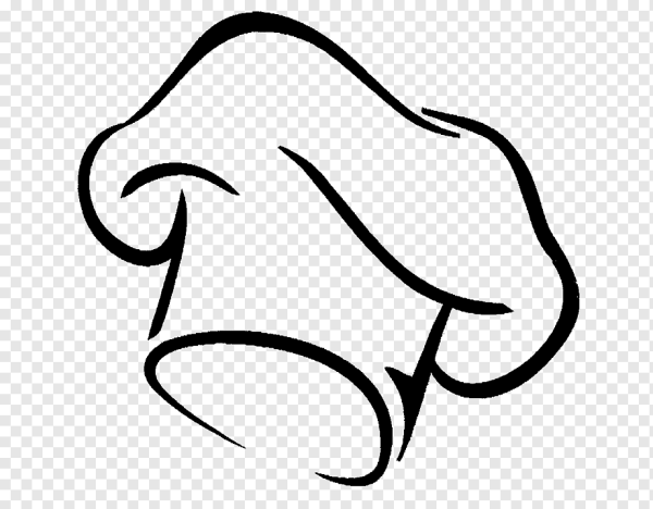 Шапка повара на прозрачном фоне