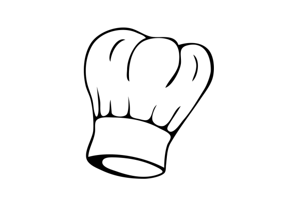 Поварской колпак раскраска