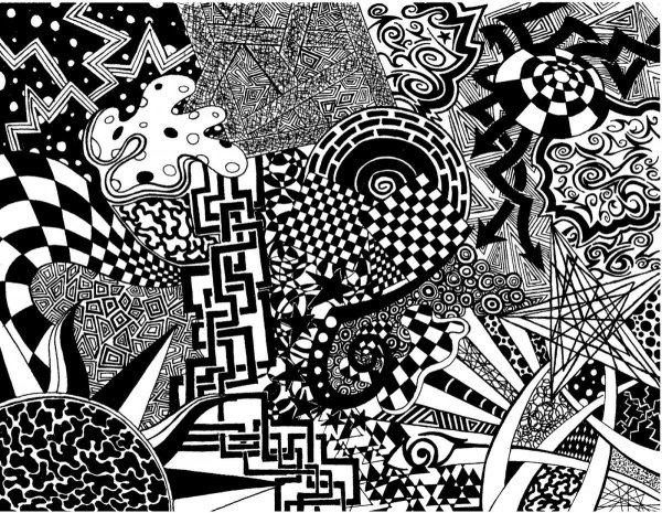 Черно белая Графика