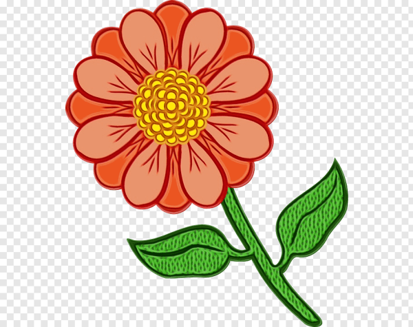 Цветы мультяшные