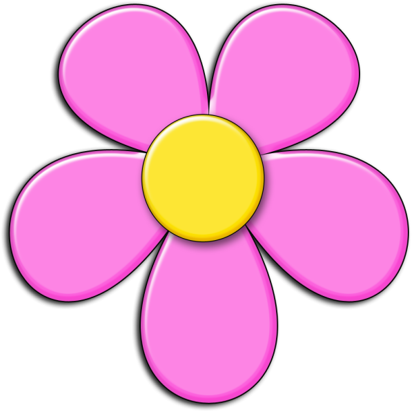 Цветочки мультяшные