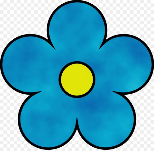 Цветок мультяшный