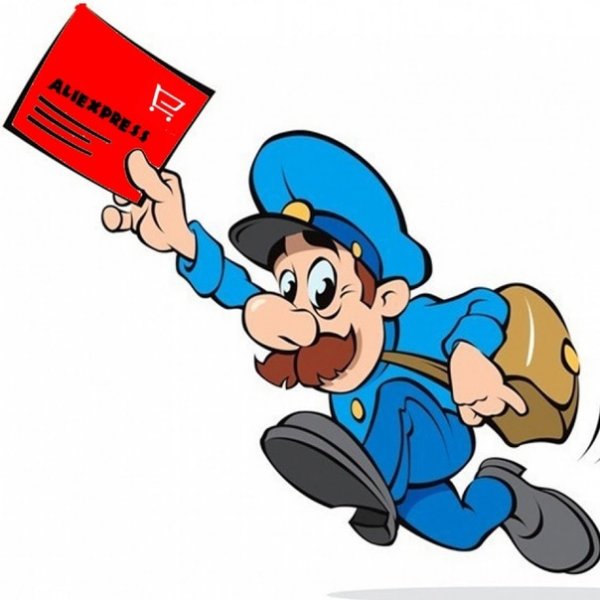 Почтальон иллюстрация