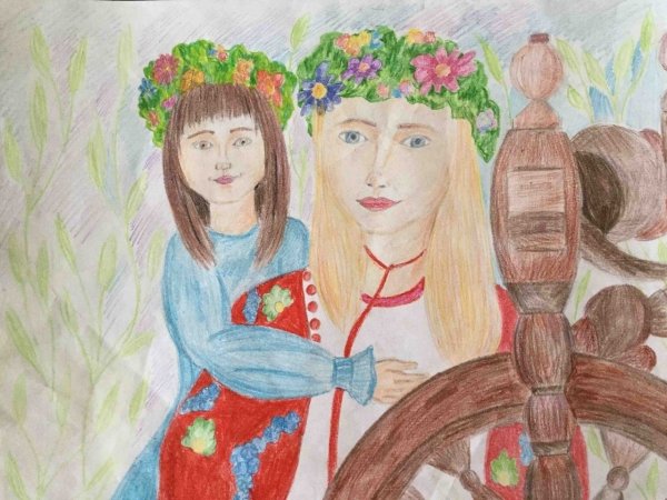 Казак и казачка казачий край