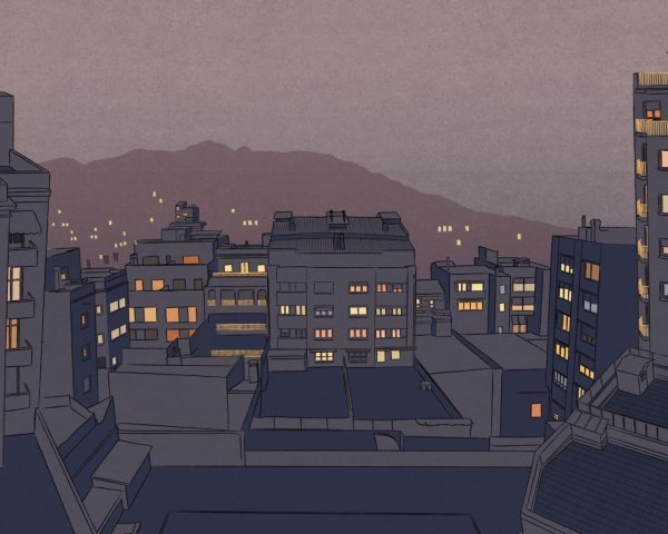 Арт крыши многоэтажек