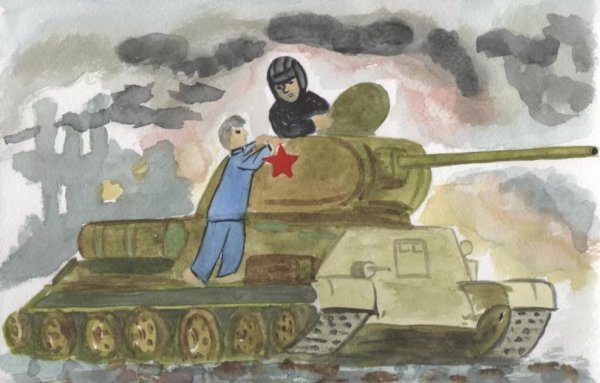 Твардовский рассказ танкиста иллюстрации