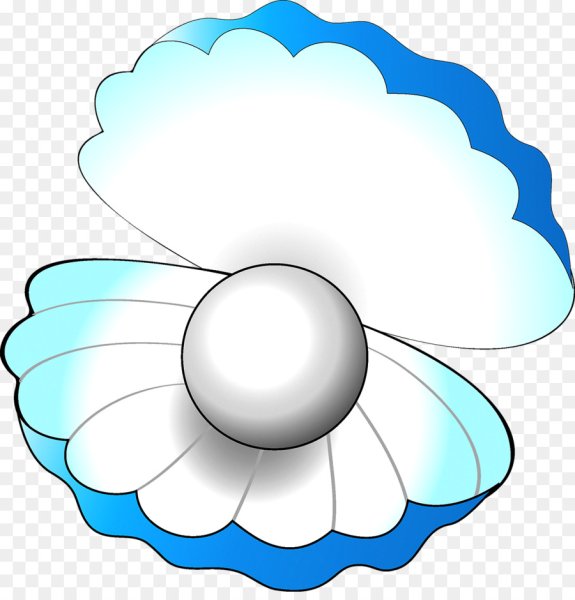 Жемчужина в раковине вектор