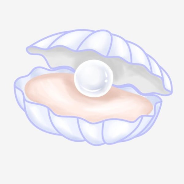 Жемчуг нарисованный