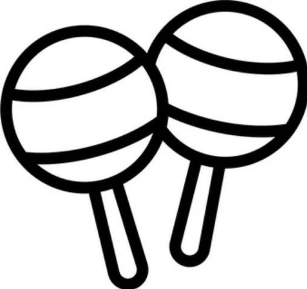 Погремушка раскраска