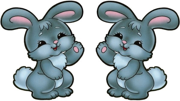 Зайчик картинка для детей