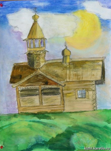 Кижи рисунки детей