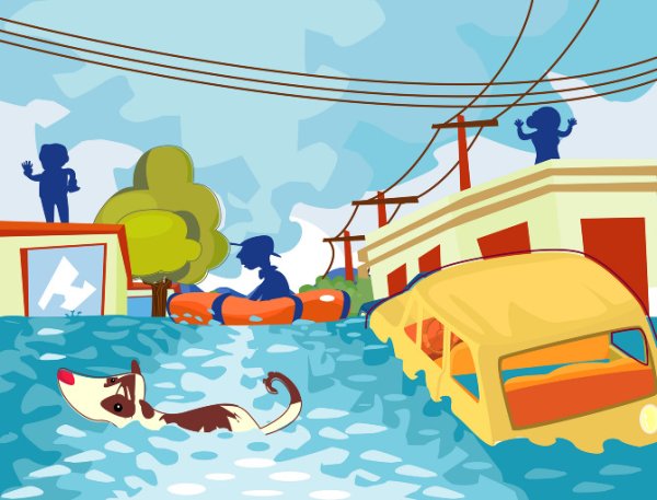 Наводнение для детей