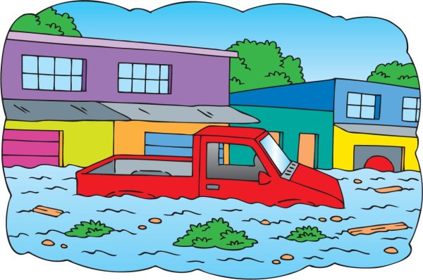 Наводнение картинки для детей