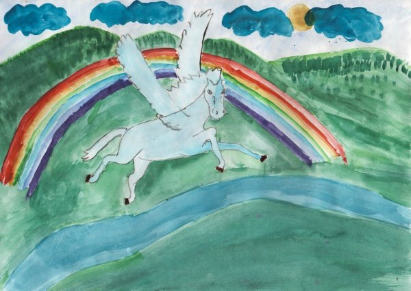 Казахстан рисунок