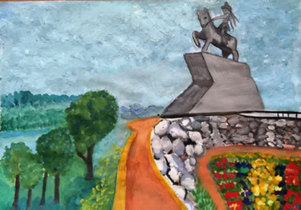 Башкирская природа рисунки