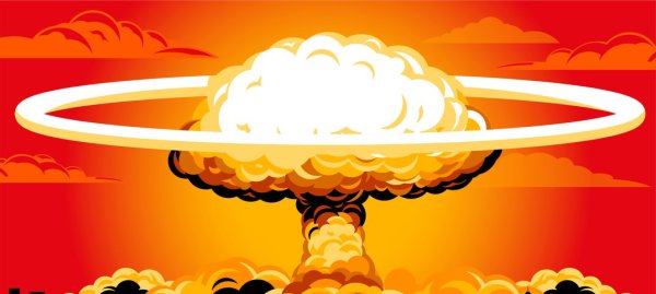 Ядерный взрыв мультяшный