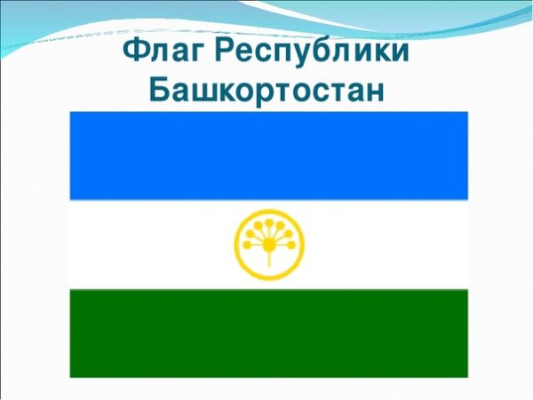 Флаг РБ Башкортостан