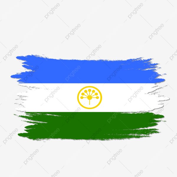 Флаг Башкирии прозрачная
